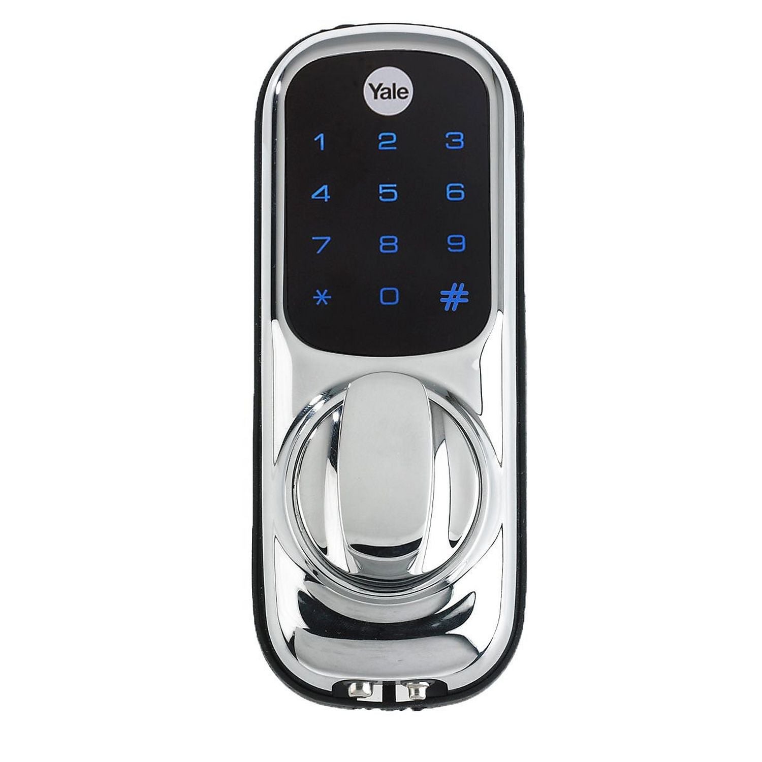 Yale smart digital door lock polished chrome effect - British brand