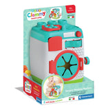 Clemmy soft washing machine activity toy with blocks - British product