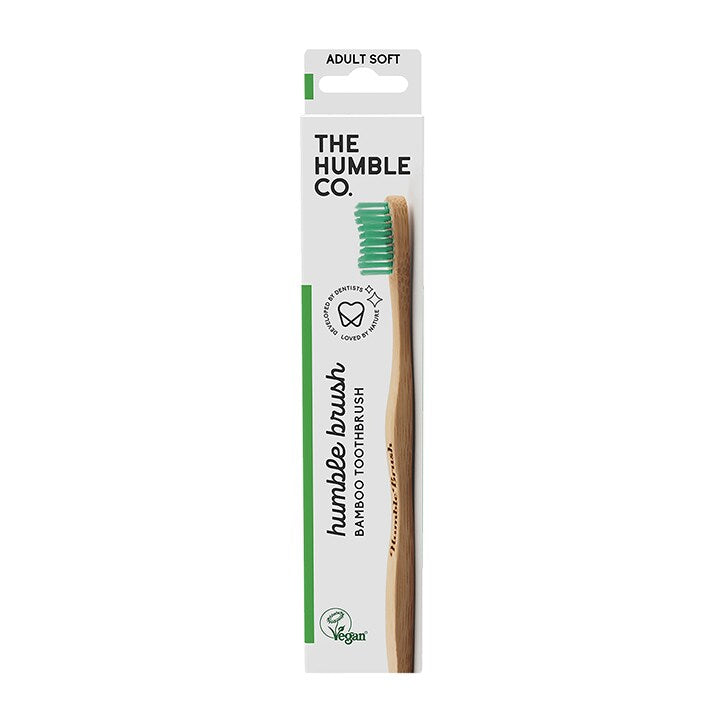 Humble Bamboo Adult Soft Bristle Toothbrush (Blue, Purple, White or Green) Toothbrushes Holland&Barrett   