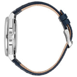 Maserati watch blue dial leather strap 43mm, imported from the UK