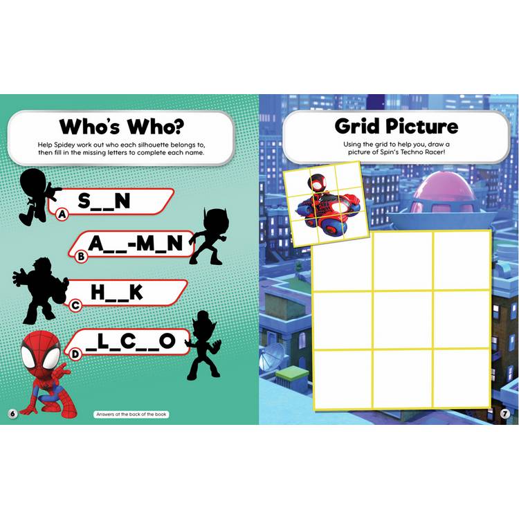 Marvel Spidey & Friends activity book tin by Igloo Books - British product