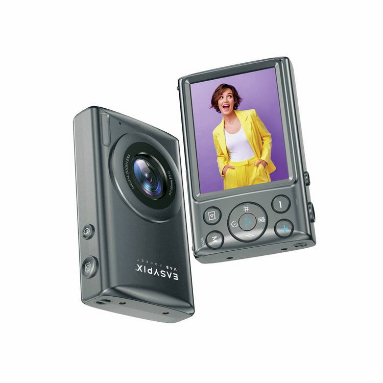 Easypix V48 Pocket Camera anthracite, UK version