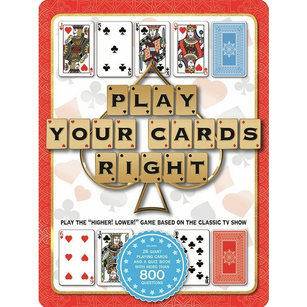 Igloo Books Play Your Cards Right quiz game gift box (British brand)