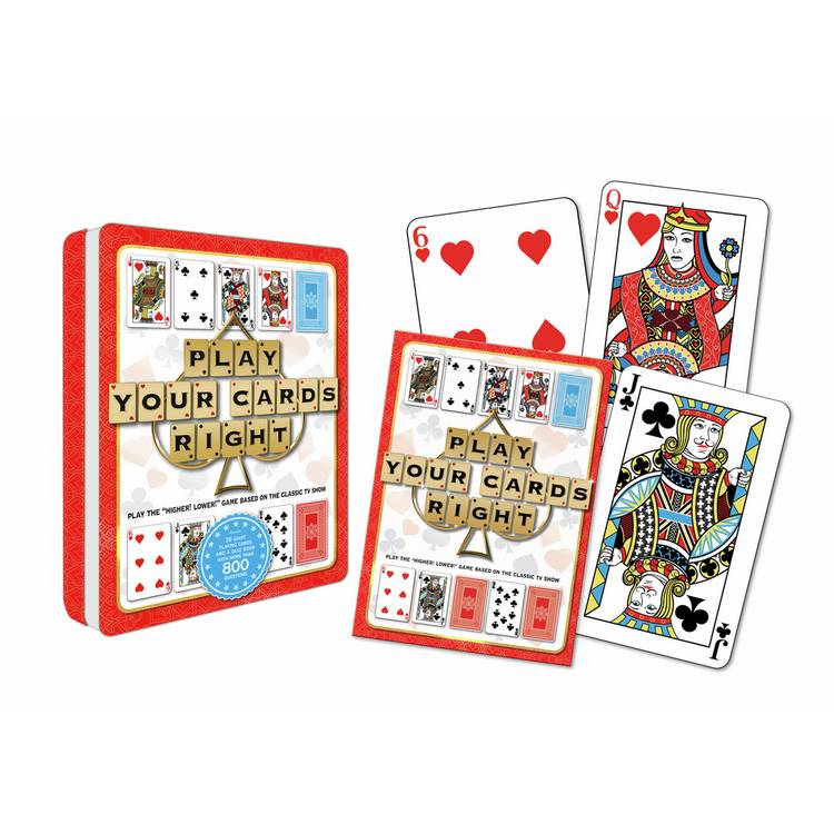 Igloo Books Play Your Cards Right quiz game gift box (British brand)
