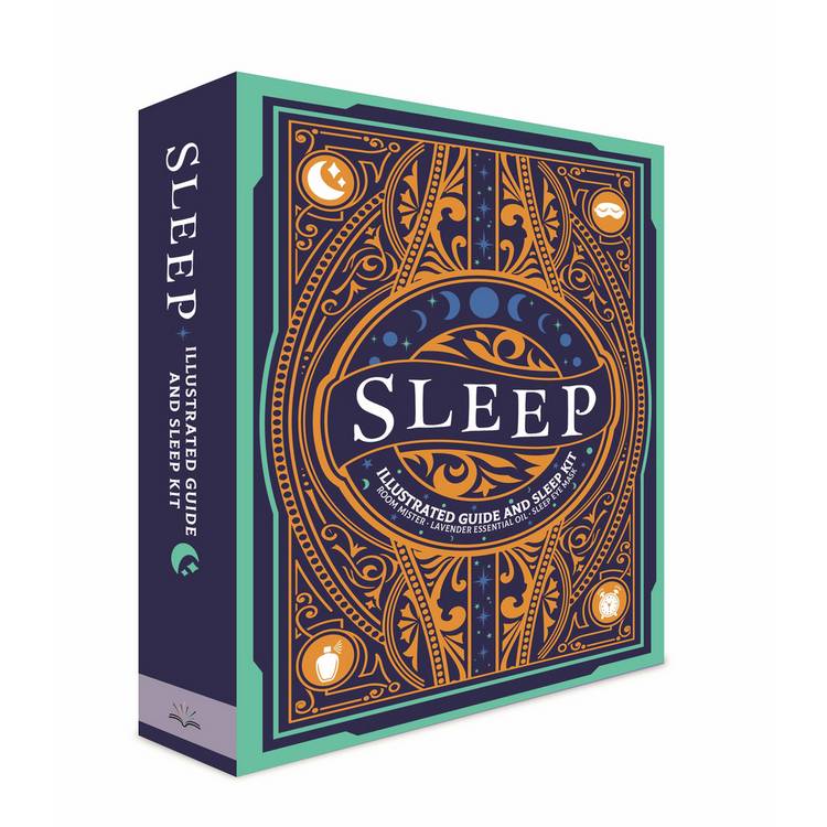Igloo Books sleep book gift set with eye mask and lavender oil - British product