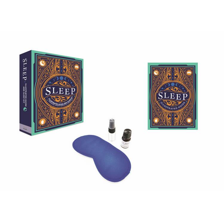Igloo Books sleep book gift set with eye mask and lavender oil - British product