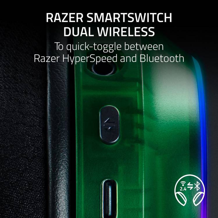 Razer Barracuda X Chroma wireless gaming headset green - British product