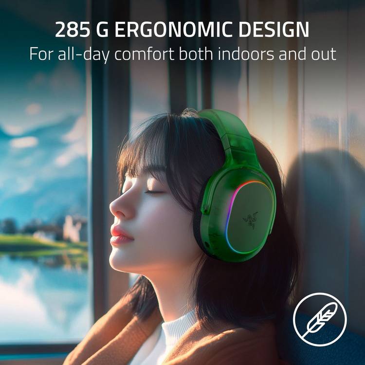 Razer Barracuda X Chroma wireless gaming headset green - British product