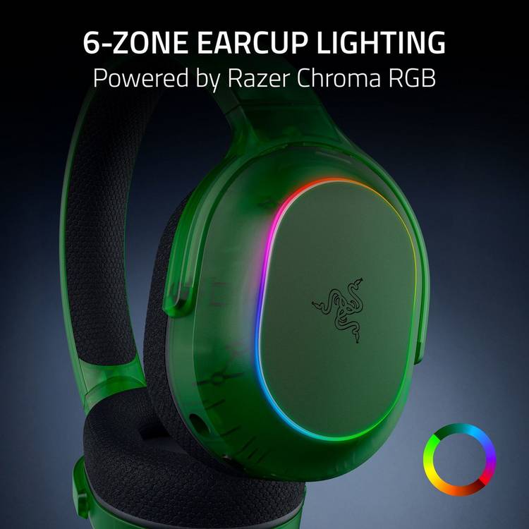 Razer Barracuda X Chroma wireless gaming headset green - British product