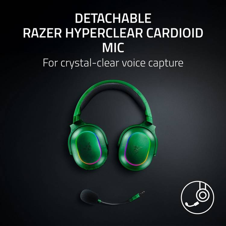 Razer Barracuda X Chroma wireless gaming headset green - British product