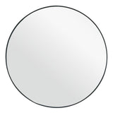 Habitat round wall mirror black aluminium 80cm (British brand)