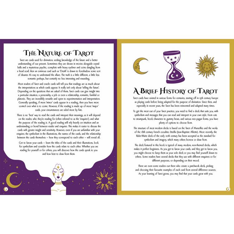 Igloo Books Tarot Book and Card Gift Set, imported from the UK