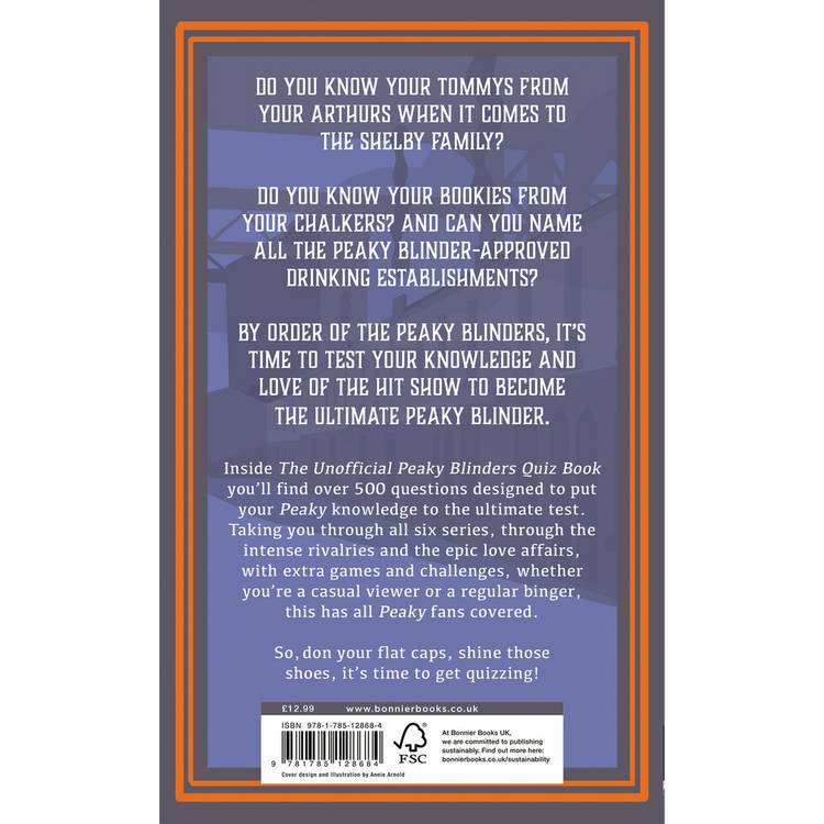 Igloo Books Peaky Blinders quiz book - British product