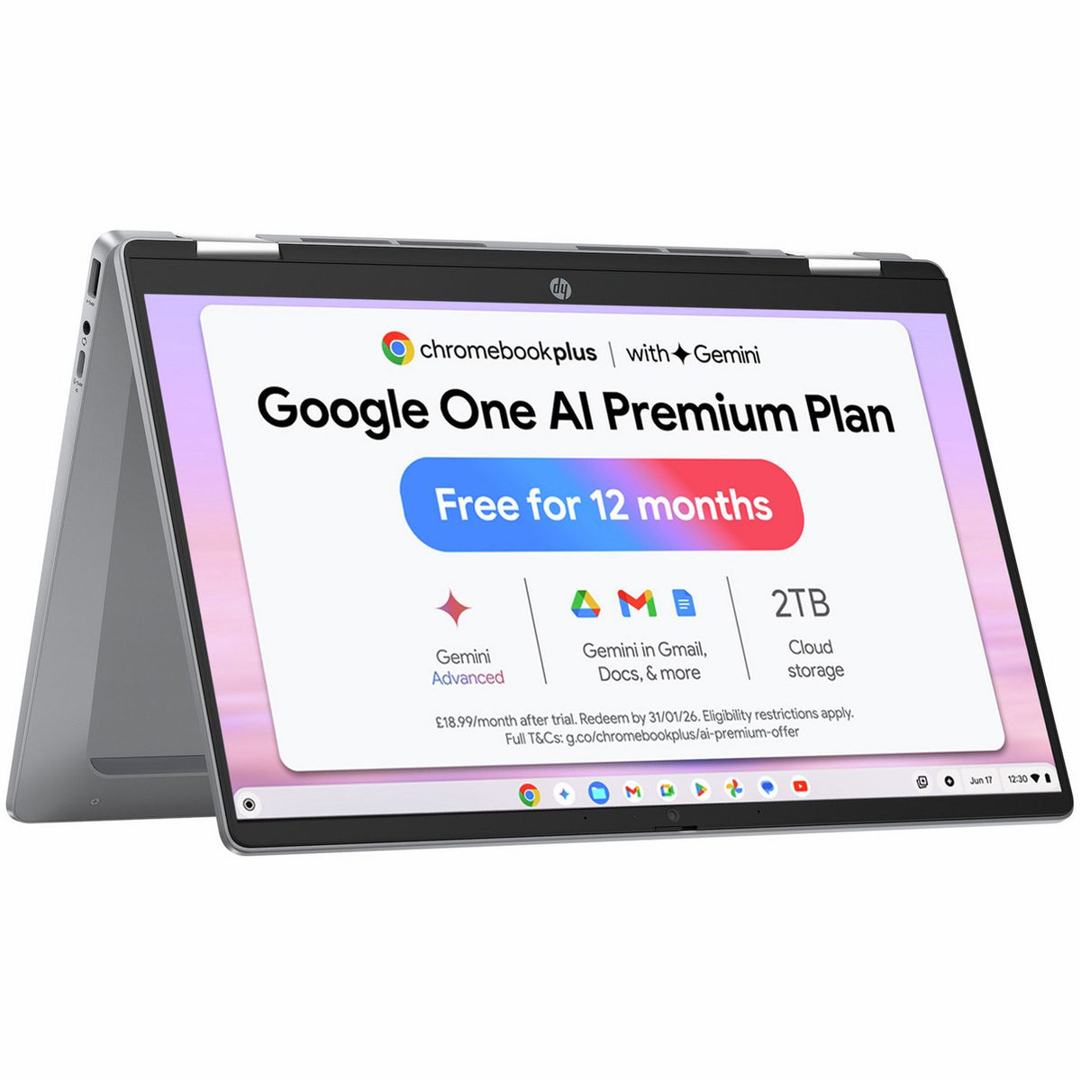 HP Chromebook 14 8GB RAM laptop Intel Core i3, UK version