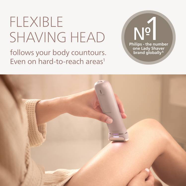 Philips wet and dry rechargeable lady shaver BRL129, UK version