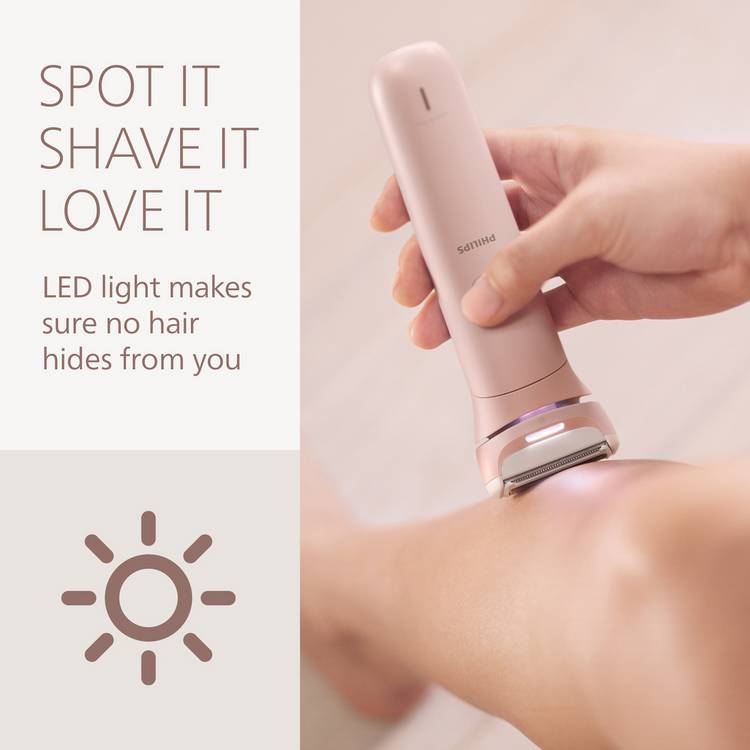 Philips wet and dry rechargeable lady shaver BRL129, UK version