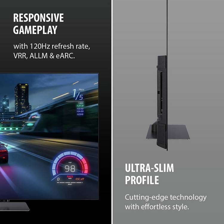 Toshiba 65-inch OLED 4K Smart TV, imported from the UK