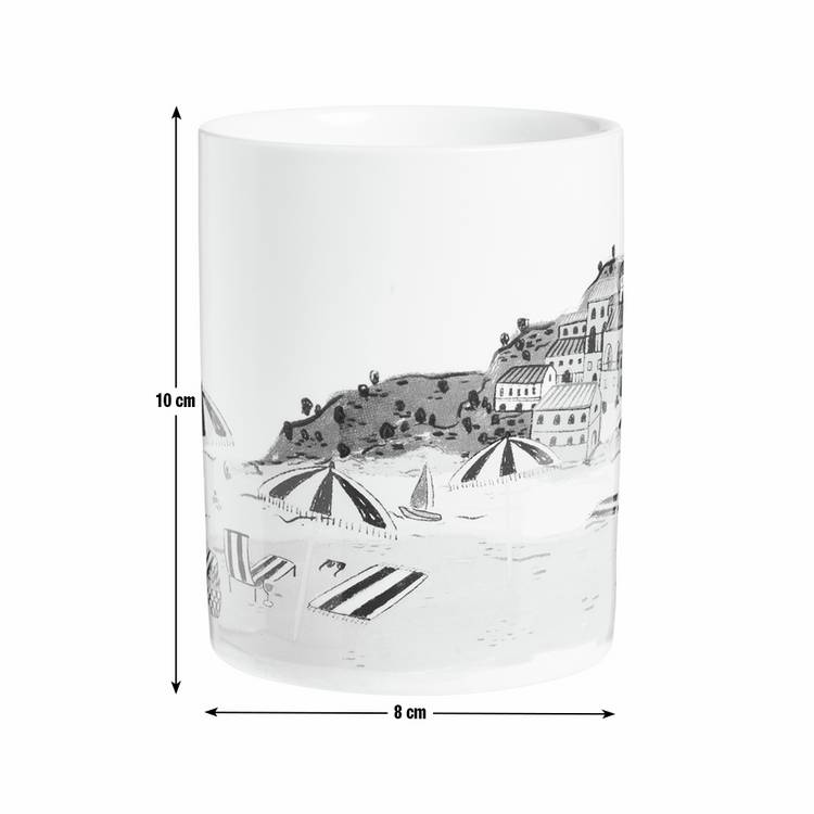 Habitat ceramic candle Amalfi scent 9.3cm, imported from the UK