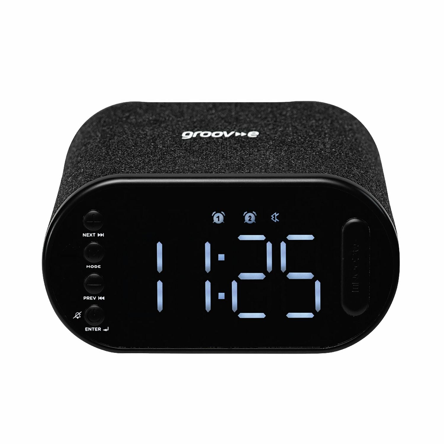 Groov-e Atlas II FM alarm clock radio - British product