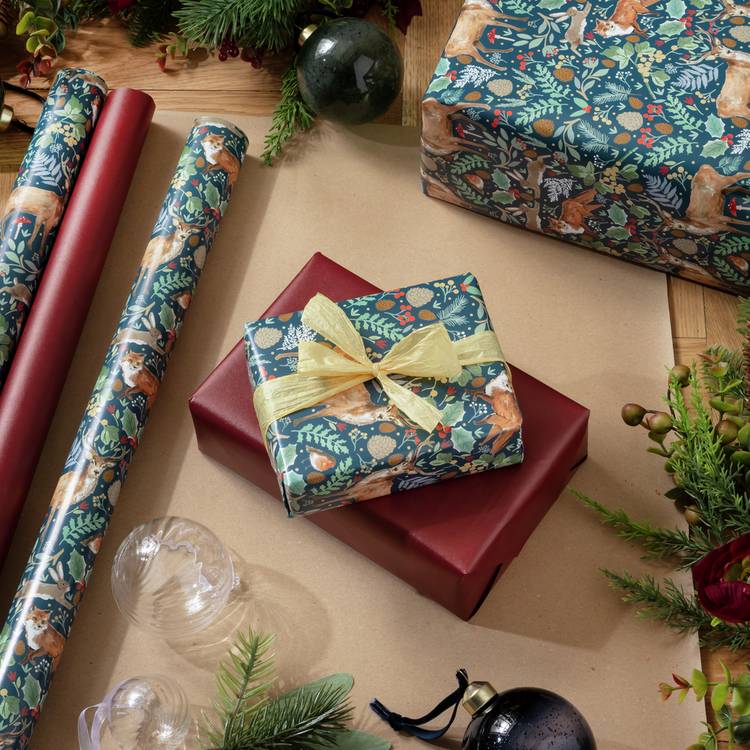 Argos Home wrapping paper 3 rolls with tags, imported from the UK