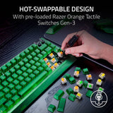 Razer BlackWidow V4 75 compact gaming keyboard, UK version