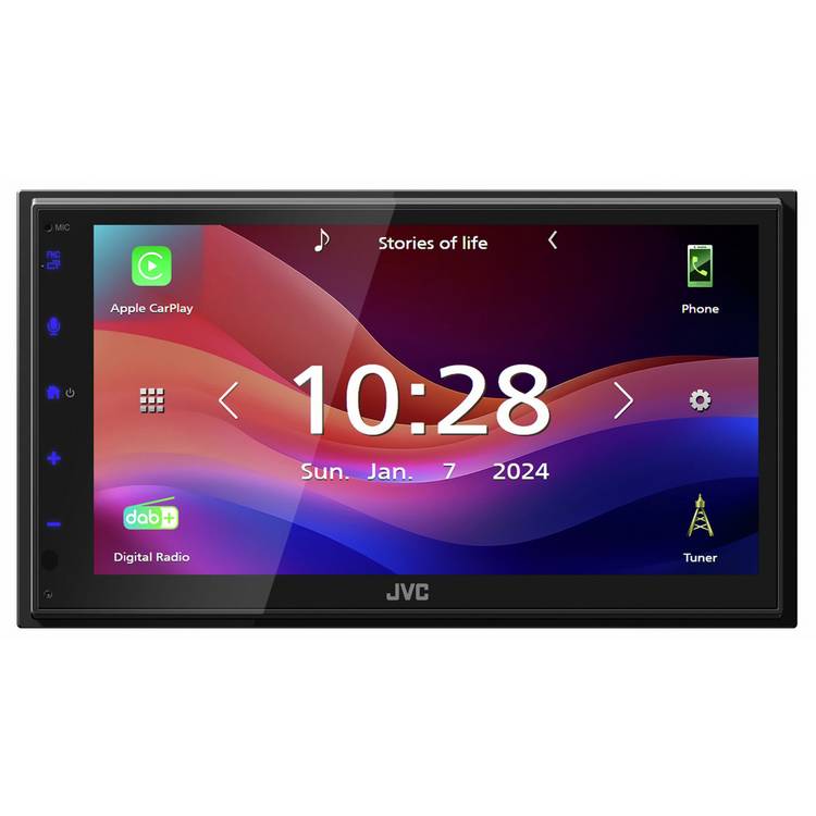 JVC KWM-595DBT car stereo system 6.8 inch touchscreen, UK version