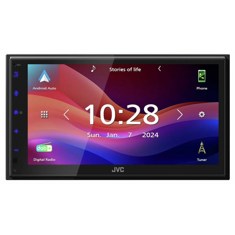 JVC KWM-595DBT car stereo system 6.8 inch touchscreen, UK version