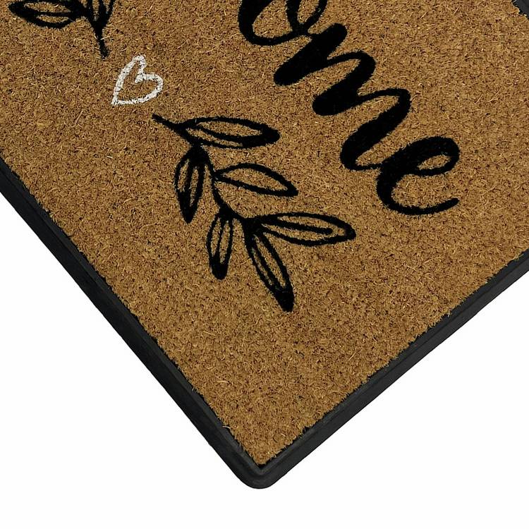 Mighty Mats welcome spring cut pile doormat 40x60cm (British brand)