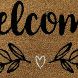 Mighty Mats welcome spring cut pile doormat 40x60cm (British brand)
