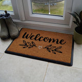 Mighty Mats welcome spring cut pile doormat 40x60cm (British brand)