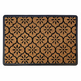 Mighty Mats doormat black geometric cut pile 40x60cm - British product