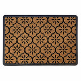 Mighty Mats doormat black geometric cut pile 40x60cm - British product