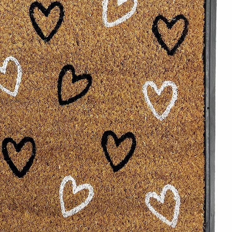 Mighty Mat doormat heart design 40x60cm (British brand)