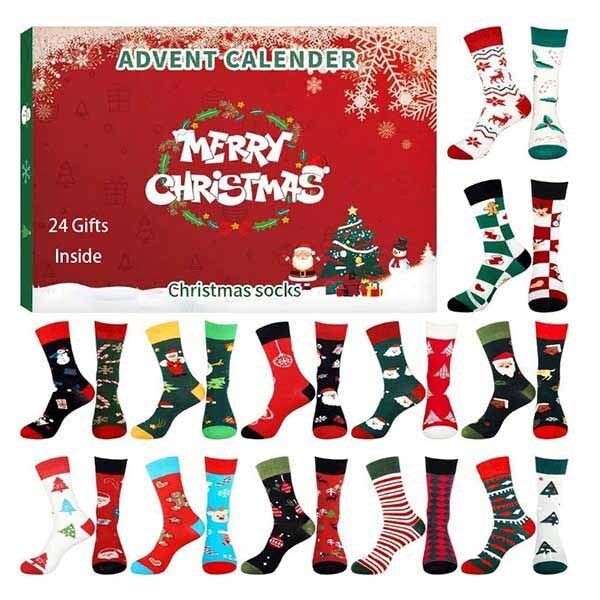 Leaper Christmas colorful socks blind box 28cm - British product