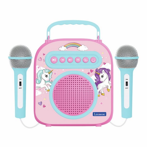 Lexibook Unicorn Bluetooth speaker with microphones - British product