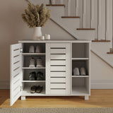 GFW Bodie white shoe cabinet storage - British product