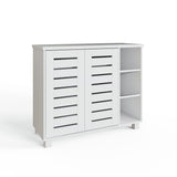 GFW Bodie white shoe cabinet storage - British product