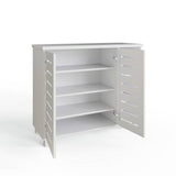 GFW Bodie white shoe cabinet storage - British product