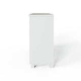 GFW Bodie white shoe cabinet storage - British product