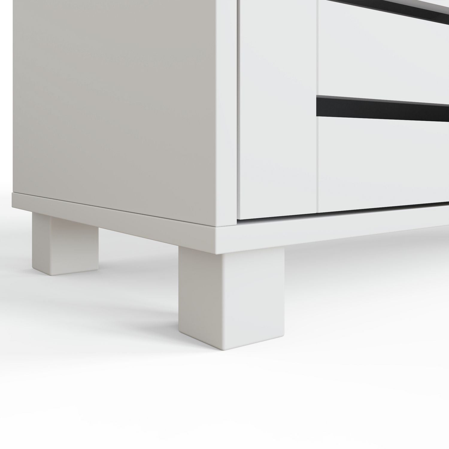 GFW Bodie white shoe cabinet storage - British product