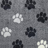 Mighty Mats paw print doormat 50x75cm (British brand)
