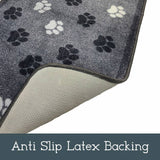 Mighty Mats paw print doormat 50x75cm (British brand)