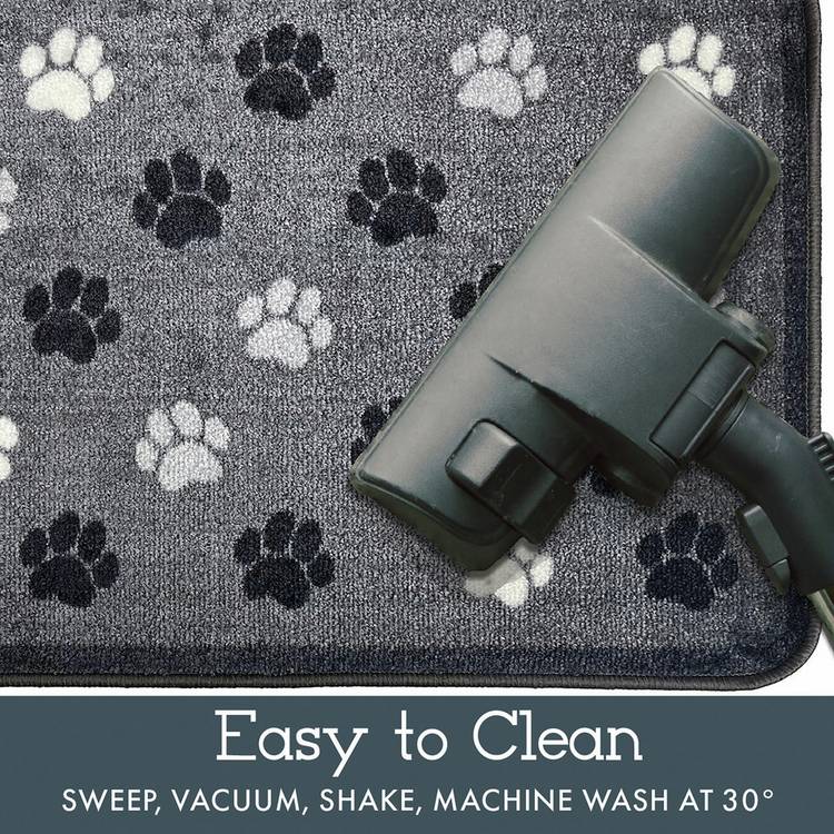 Mighty Mats paw print doormat 50x75cm (British brand)