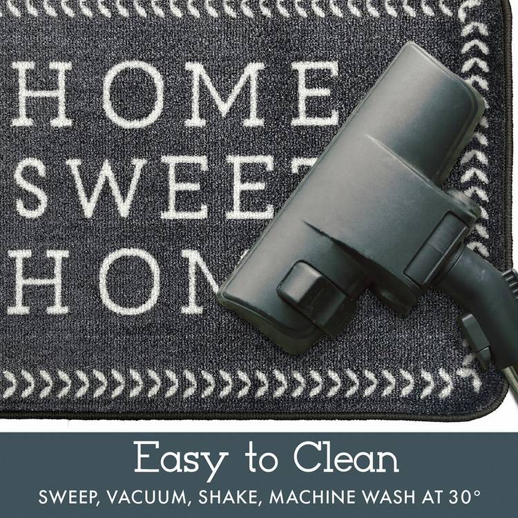 Mighty Mats washable doormat 50x75cm home sweet home (British brand)