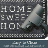 Mighty Mats washable doormat 50x75cm home sweet home (British brand)