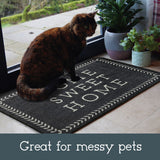 Mighty Mats washable doormat 50x75cm home sweet home (British brand)