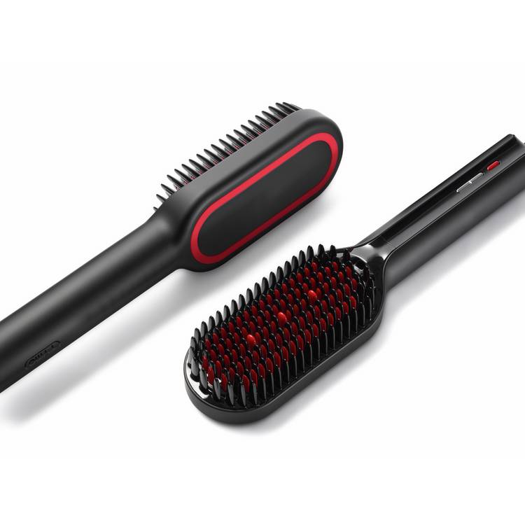 Tymo Ionic Plus hair straightening brush black, UK version