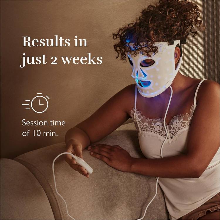 Silk'n facial LED face mask with 100 LEDs (British brand)
