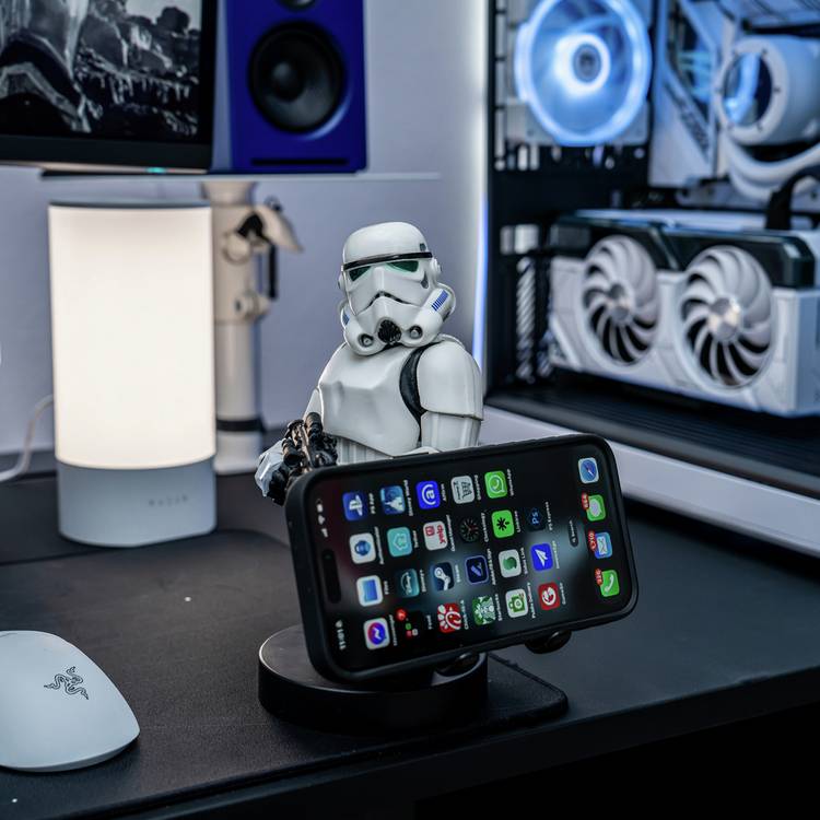 Cable Guys Stormtrooper phone and controller holder - British product