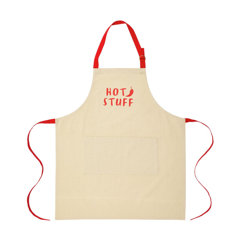 Argos Home green cotton apron with pocket (British brand)